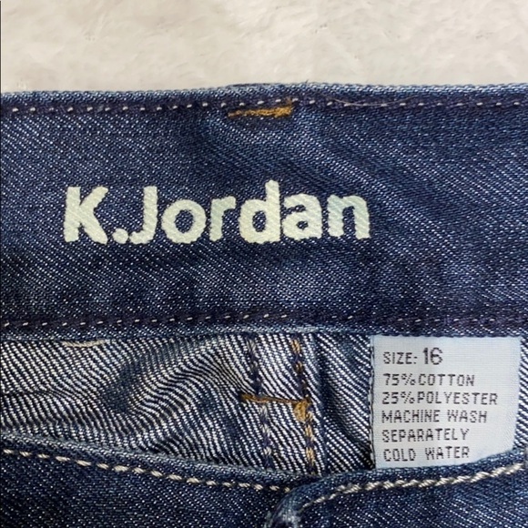 K Jordan Bootcut Jeans SZ 16 - Picture 4 of 7